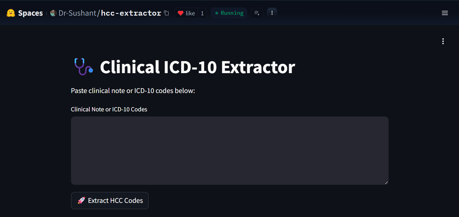 Clinical ICD-10 Extractor Architecture